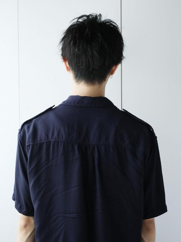 色気たっぷりメンズ無造作パーマ