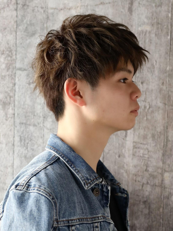 メンズパーマ×短髪ワイルド