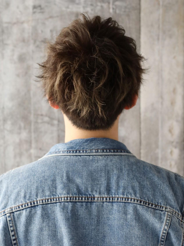 メンズパーマ×短髪ワイルド