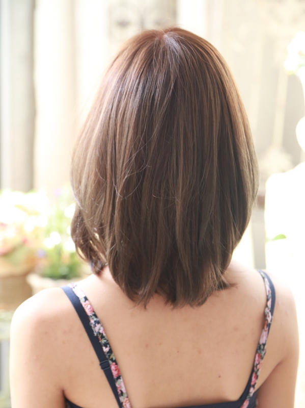 重い伸ばしかけミディアムが飽きた人に！レイヤーカット×パーマ