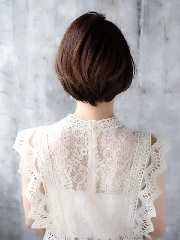 30代・40代に◎前髪なし×大人ボブストレート