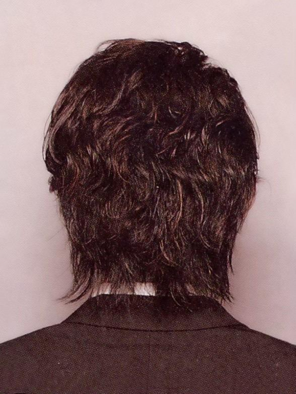 長めパーマ×メンズの髪型