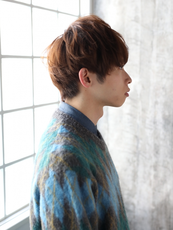 メンズのゆるふわパーマ風スタイル