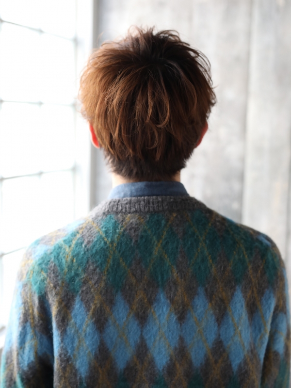 メンズのゆるふわパーマ風スタイル