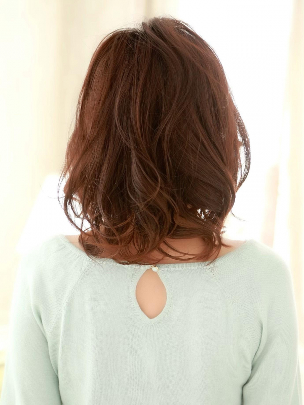 あざと可愛い耳かけミディアム