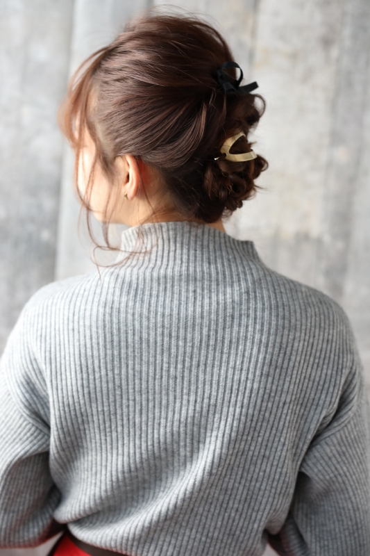 ラブリー＆カジュアルな簡単ミディアムヘアアレンジ