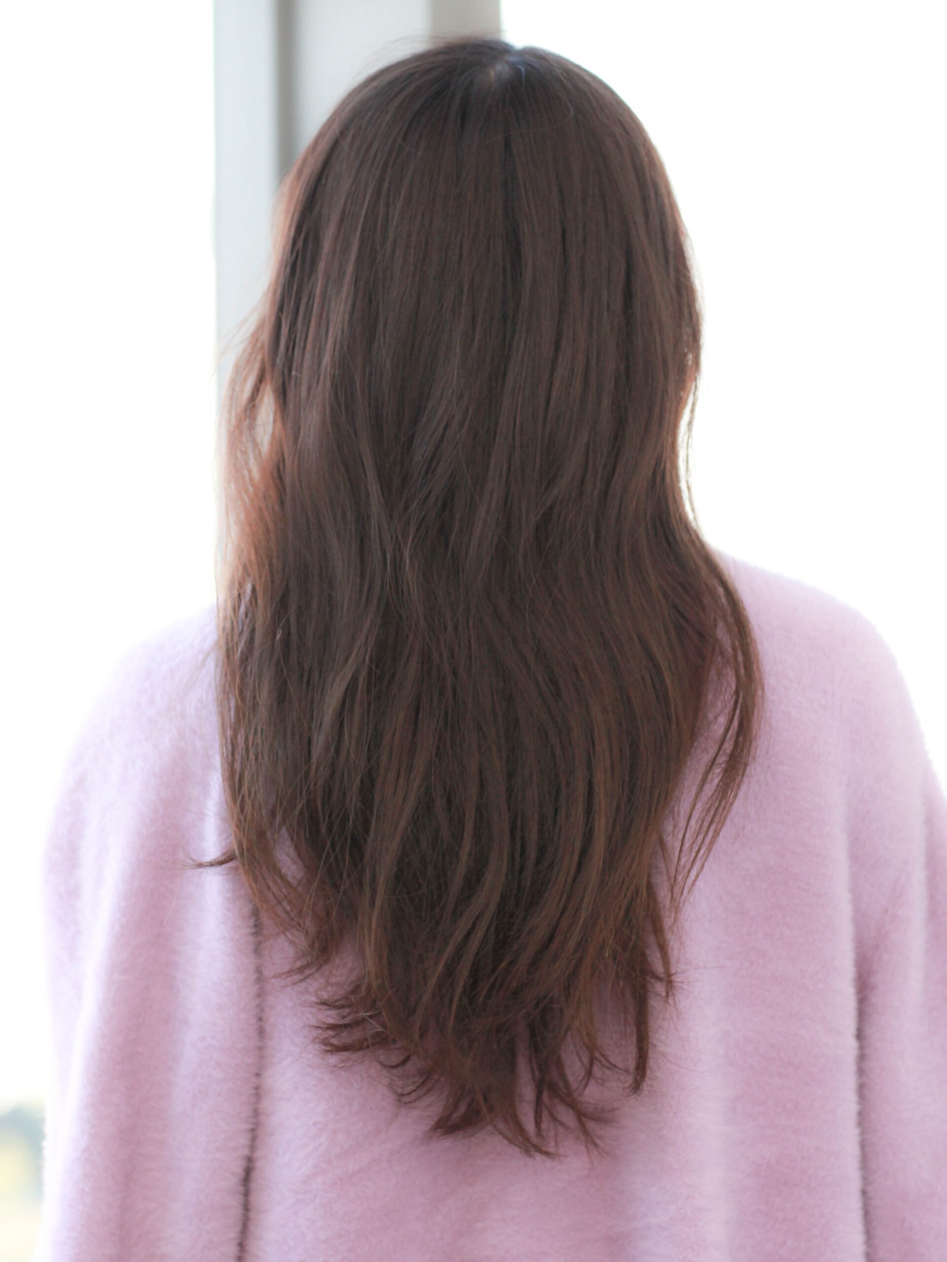 ゆるふわデジタルパーマでナチュラルなモテロングヘア