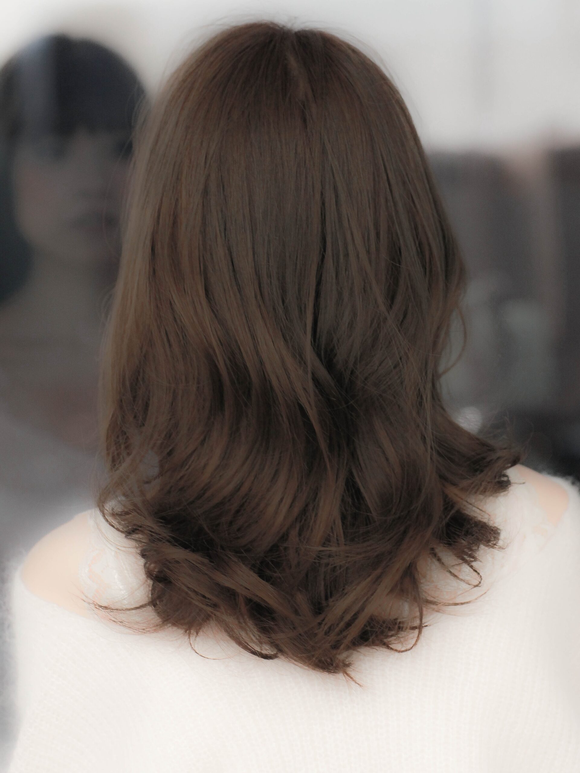 弱酸性デジタルパーマ×小顔カットでゆるふわミディアムヘア