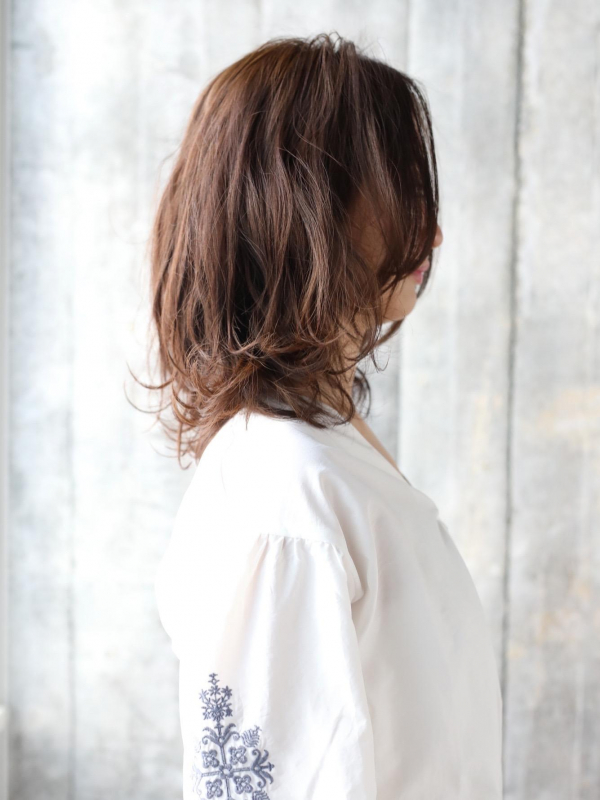 ミディアムにおすすめ☆大人のゆるパーマヘア