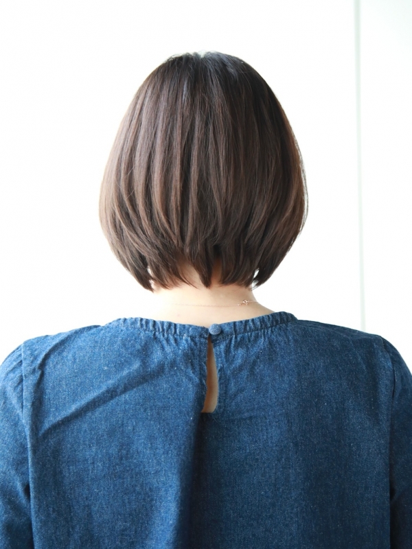 爽やか・ナチュラル☆小顔効果ありのショートボブ