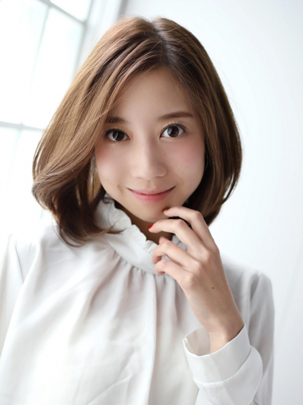 前髪なし☆サラサラストレートがレディなボブスタイル