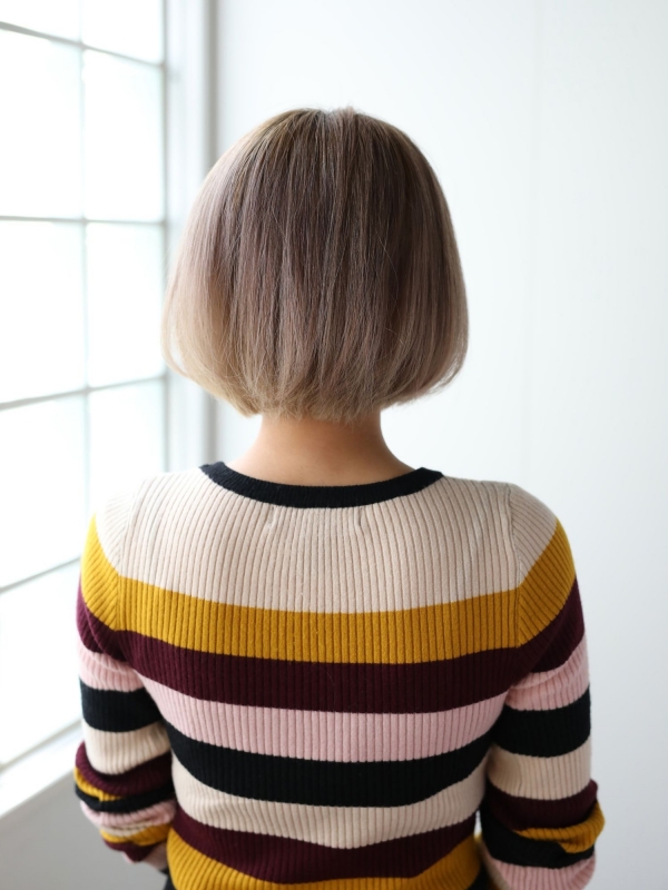 ブリーチのハイトーンカラーがキラリ☆オシャレなボブスタイル