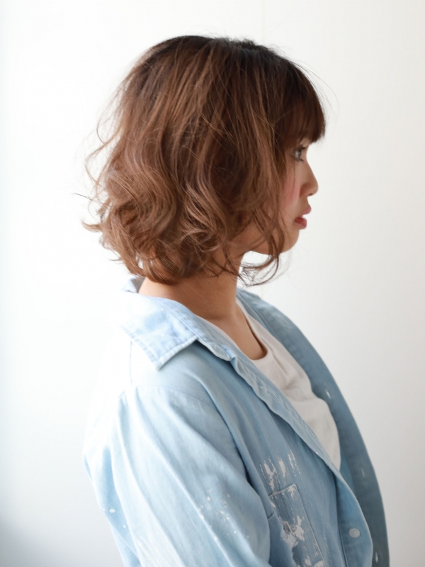 パーマで時短！ スタイリング簡単☆ボブスタイル