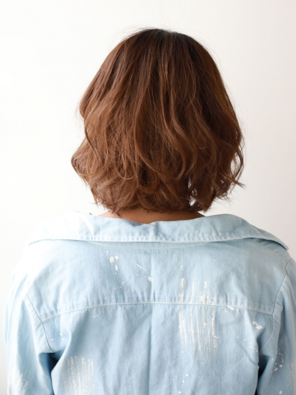 パーマで時短！ スタイリング簡単☆ボブスタイル