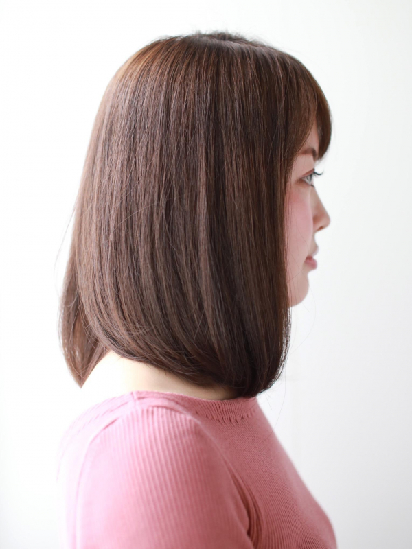 憧れのさらさらストレート☆清楚なミディアムボブスタイル