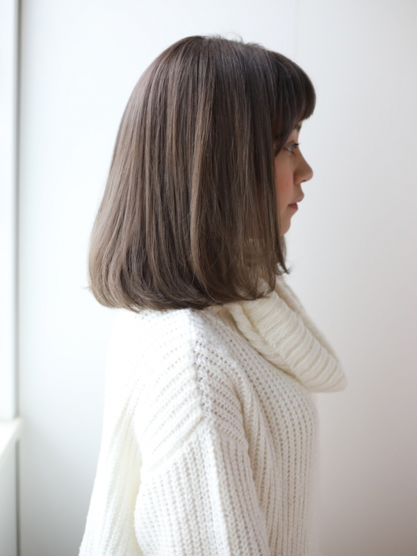 オン眉バングがとびきりキュート☆ストレートボブ