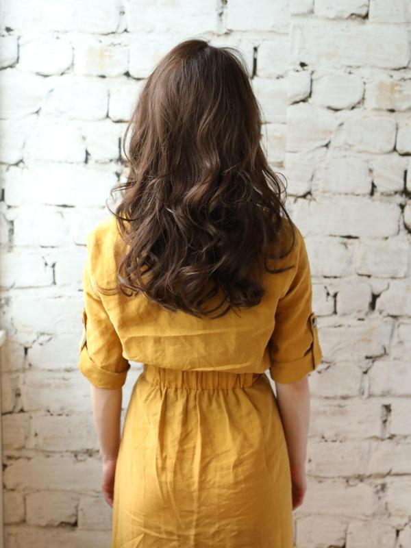 30代40代◎大人上品な前髪なし×セミロングパーマ