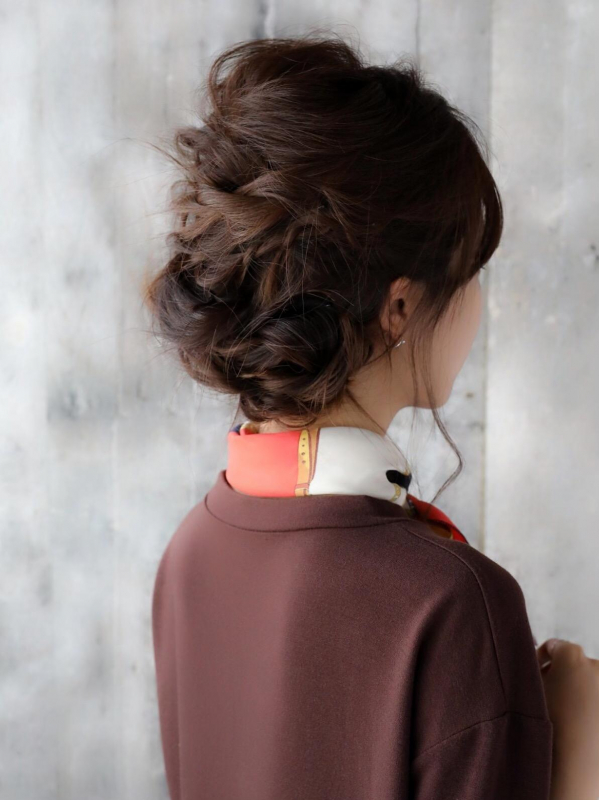 フォーマル・デイリーOK☆ラフでナチュラルなロングのアレンジ