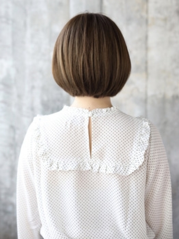 好感度抜群のナチュラルボブスタイル