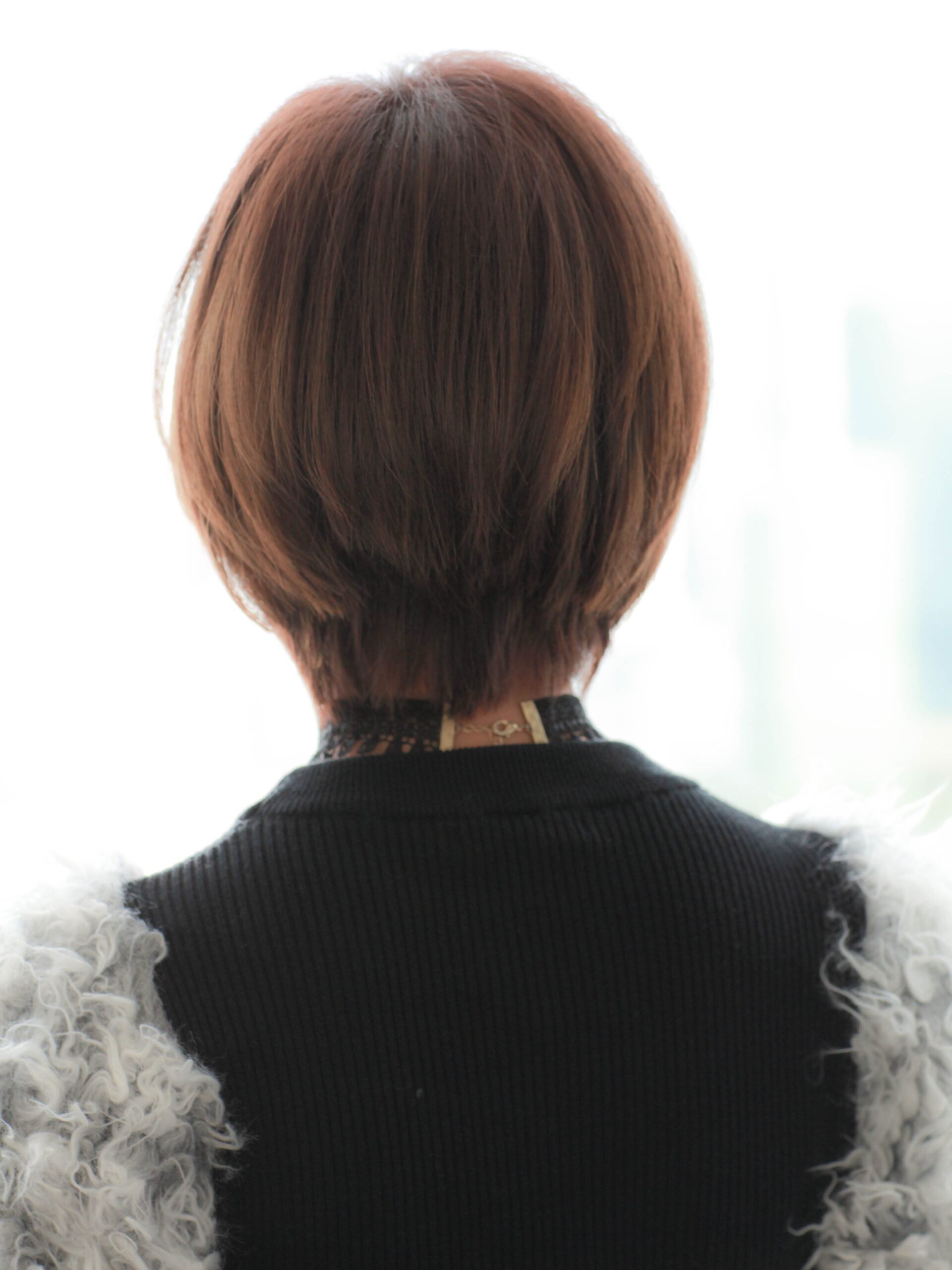 エイジング毛を若く魅せる美髪ショートボブ☆