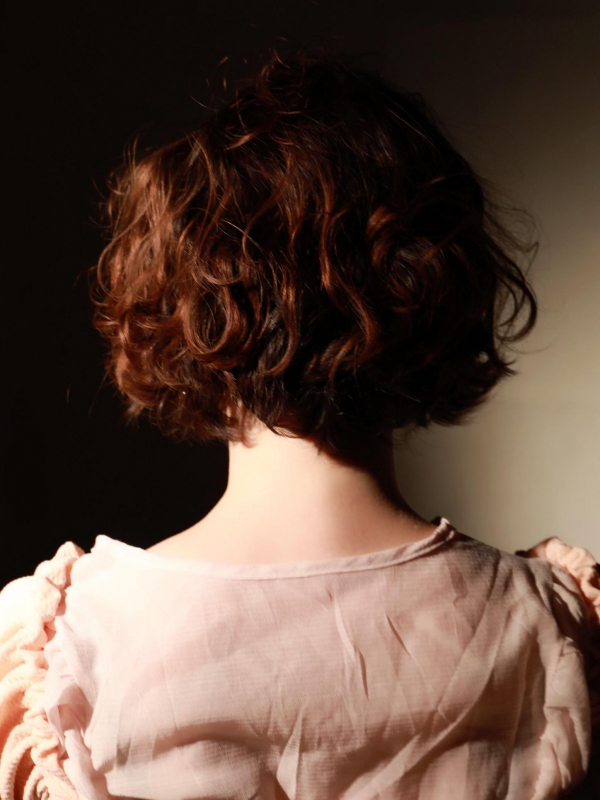 前髪なし×大人かわいい外国人風カーリーボブ