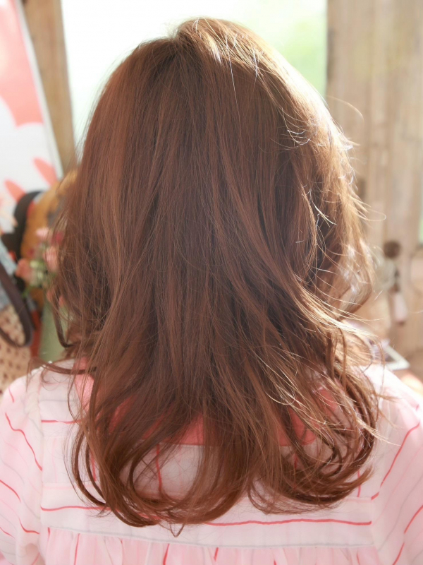 40代にもおすすめ☆華やかミディアム×パーマヘア