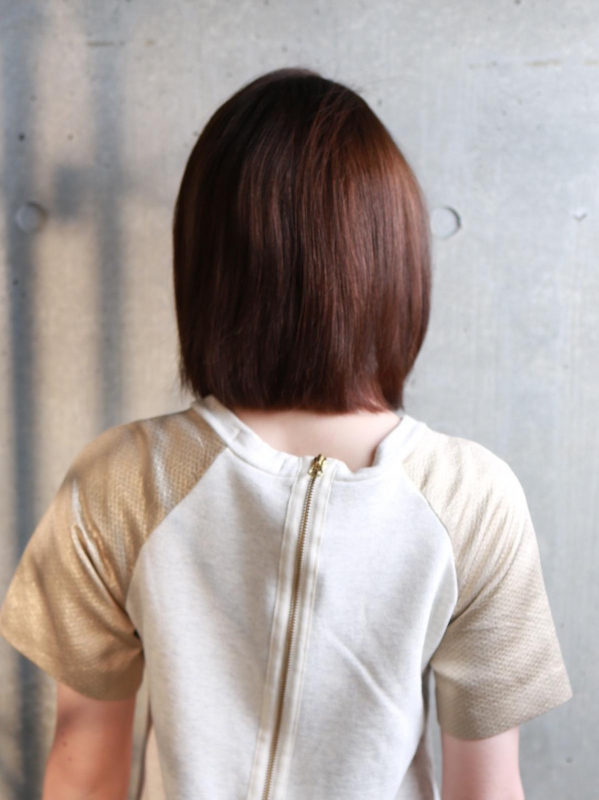 ナチュラルな内巻きボブスタイル