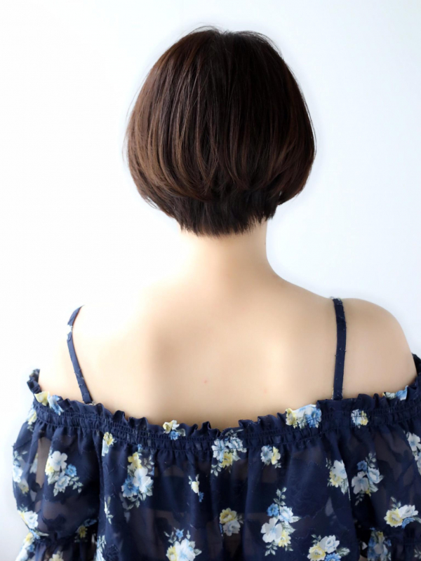 マッシュ＆くびれで小顔見え！ 大人かわいいショートボブ