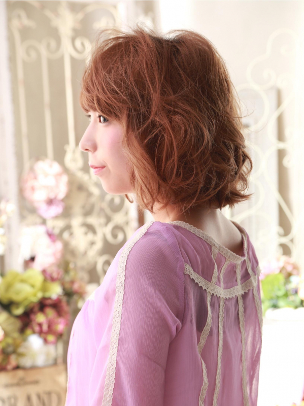 30代・40代に！ ほつれウェーブが最強かわいいボブ×パーマ