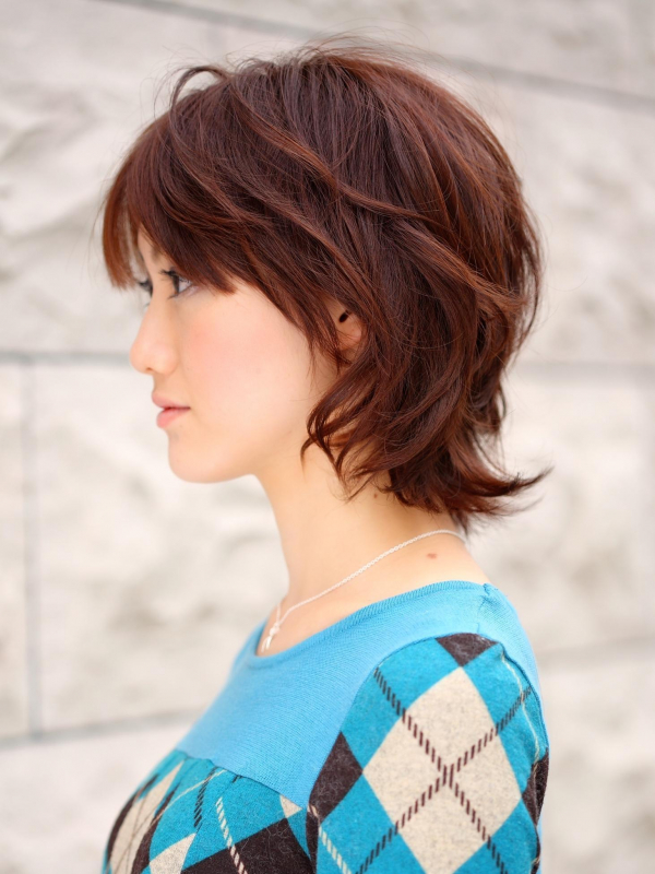 40代50代★くびれ＆外ハネのメリハリショート