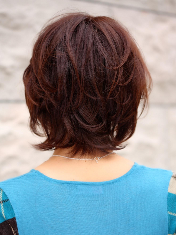 40代50代★くびれ＆外ハネのメリハリショート