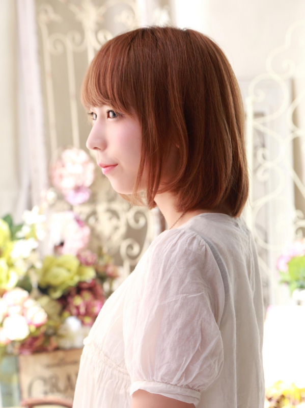 誰でも似合う！ ナチュラルなストレート×ボブ