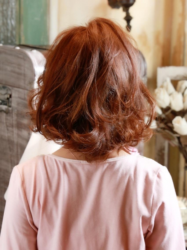 40代50代に☆華やかパーマのミディアムヘア