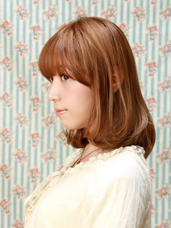 40代にも☆内巻き＆長めがかわいいボブスタイル