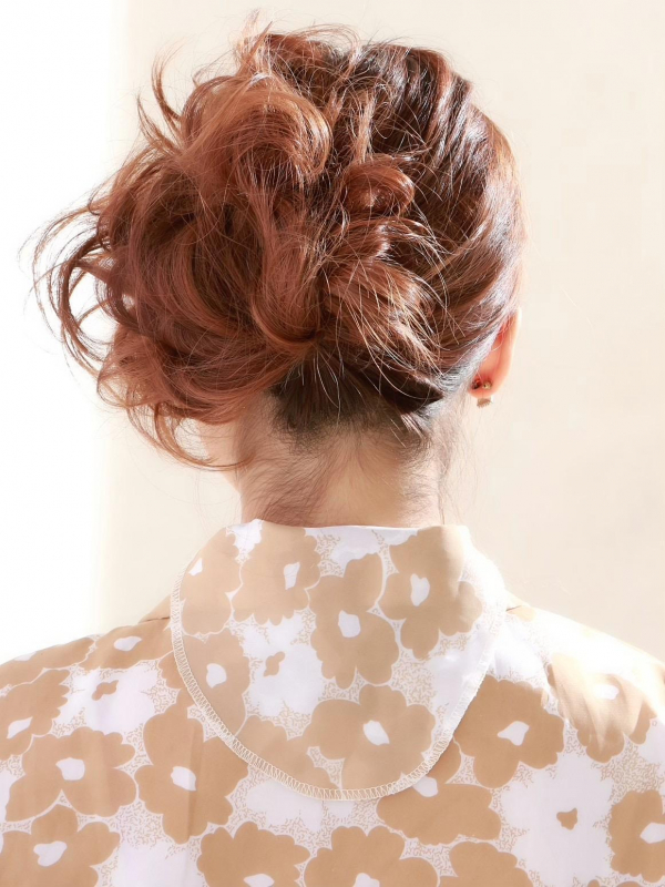 結婚式・パーティーに☆ボリュームたっぷりサイドアレンジ