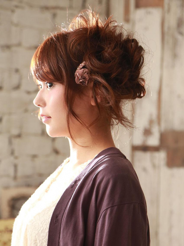 結婚式・パーティーに☆すっきりアップスタイルにアレンジ
